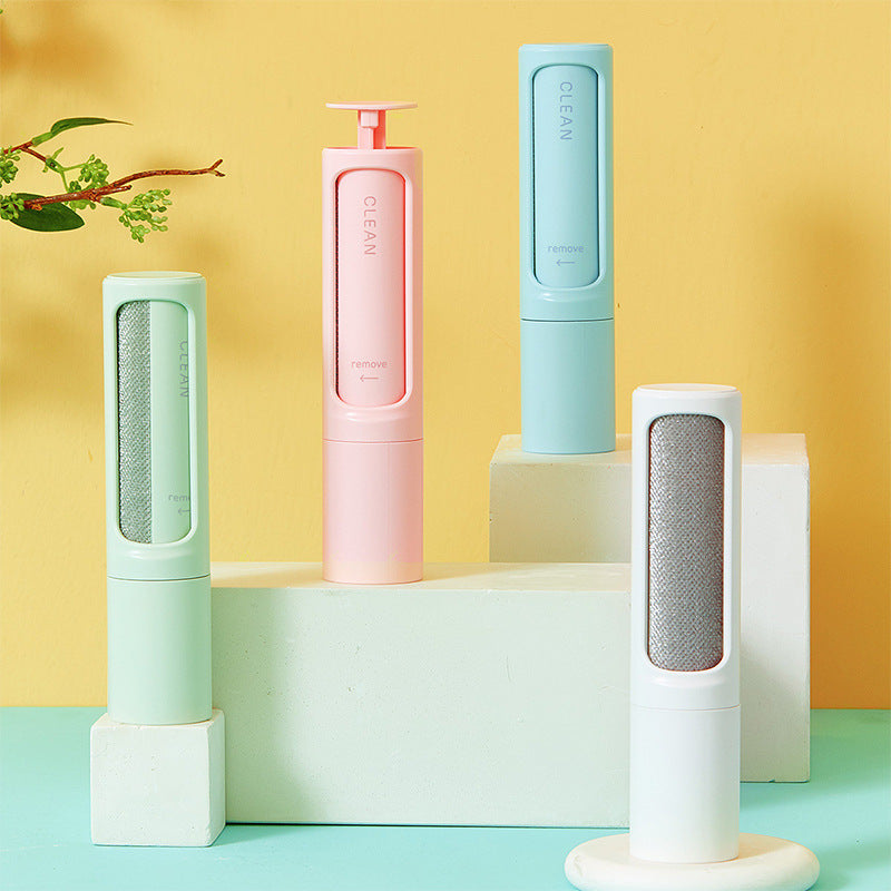 2-1 Reusable Pet Hair Remover Brush Roller Self Cleaning Tool
