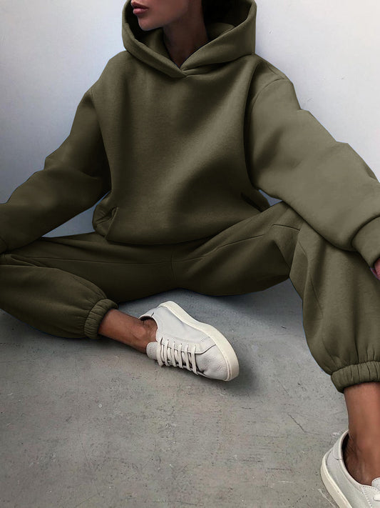 Casual Hooded Sweater Two-piece Suit Tracksuit