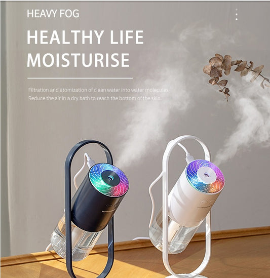USB Air Humidifier For Home With Projection Night Lights Ultrasonic
