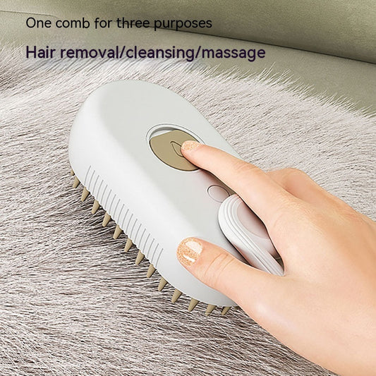 3 In 1 Electric Spray Pet Hair Brush For Massage Grooming