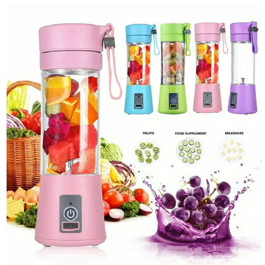 Portable Blender With USB Rechargeable Mini Kitchen Juicer