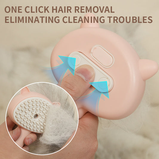 Pet Hair Cleaning Brush With Mist Multifunctional Rechargeable