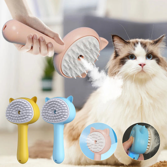 Pet Hair Cleaning Brush With Mist Multifunctional Rechargeable